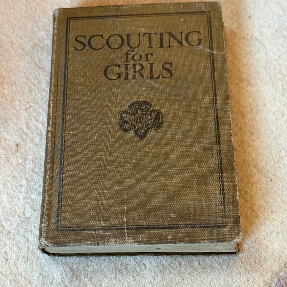 Vintage 1926 Scouting for Girls Book